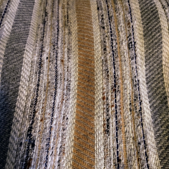 HIGH WAISTED SKIRT 1970's inverted pleat S - Picture 10 of 11